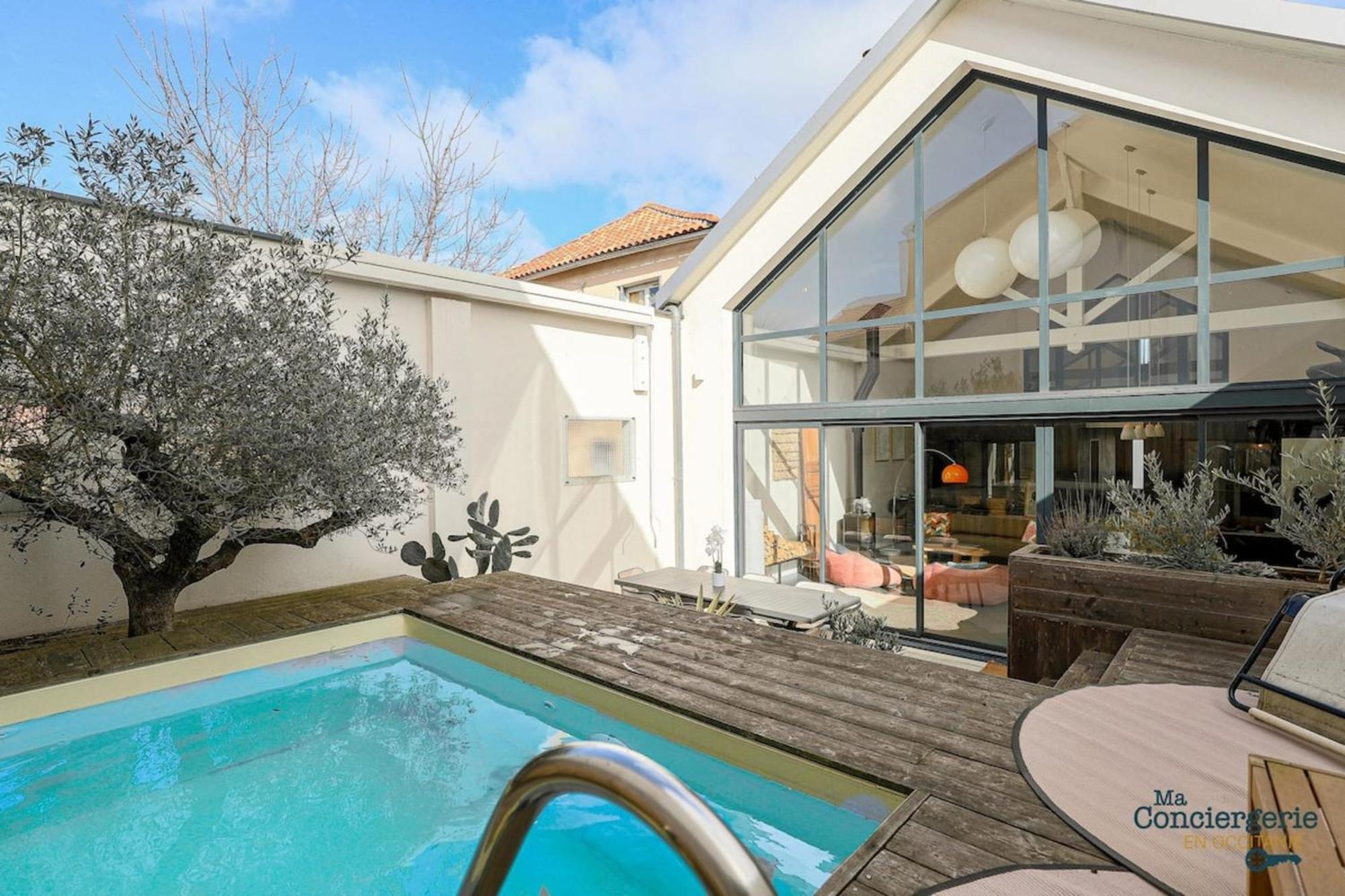 Loft Atypique - Piscine - 9p -tlse Holiday home Toulouse